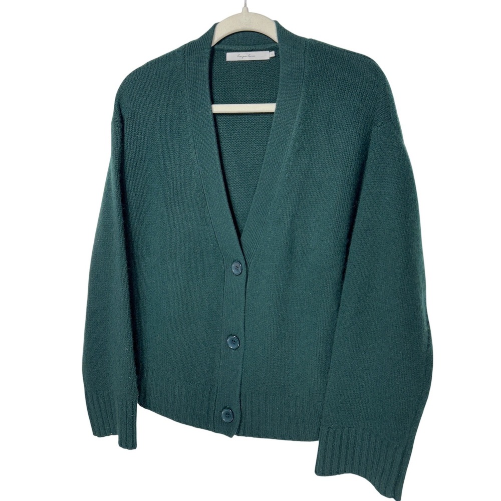 Harper Lane Forest Green V-Neck Cardigan Sweater Harper Lane Size 1 (US Sz XS)